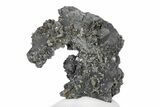 Metallic Bournonite Crystal with Pyrite - Bolivia #248464-1